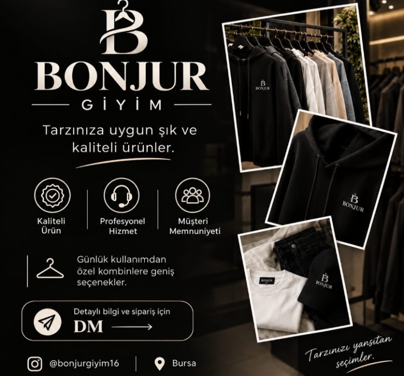 Bonjur Giyim mağaza ve koleksiyon tanıtımı